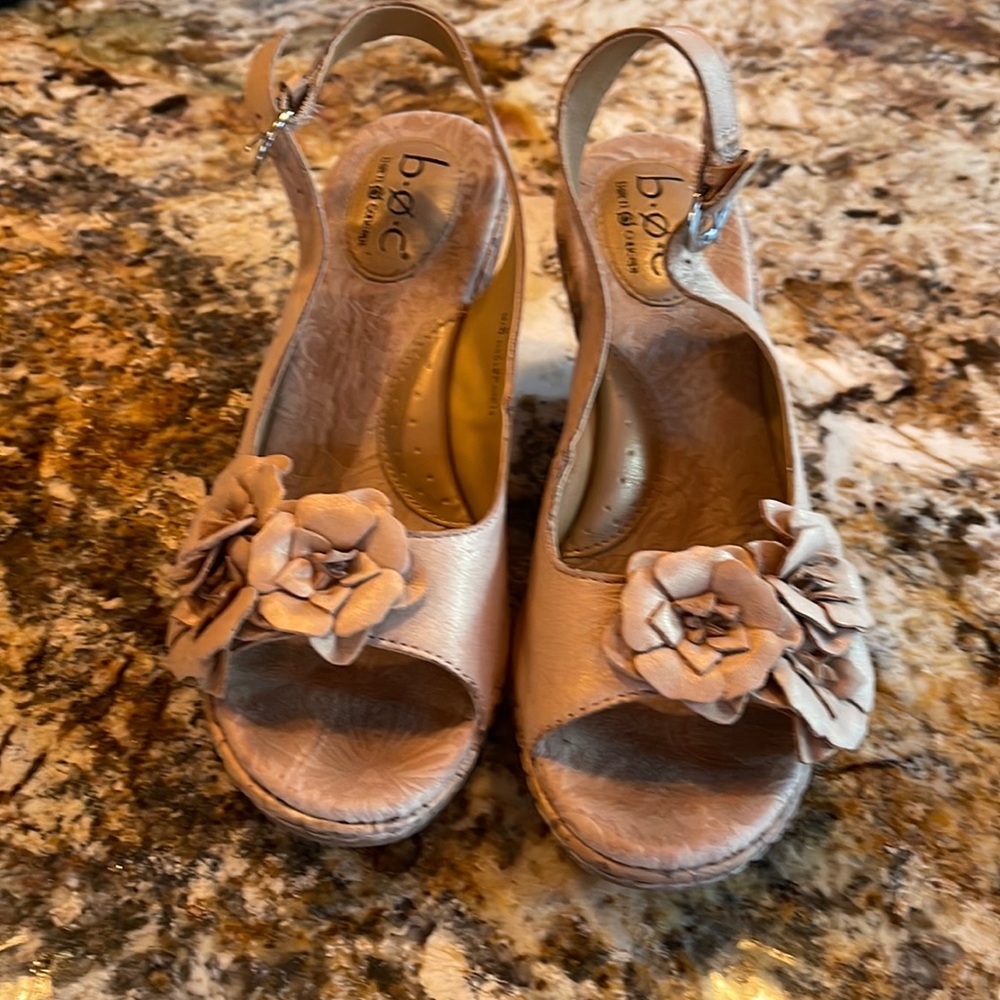 BoC cork wedge sandals